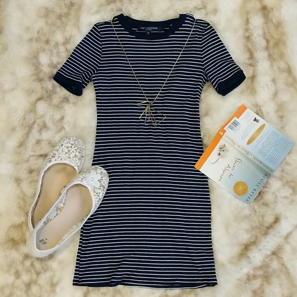 💙CUTE💙 Stripey Dress - Short Sleeves 💙